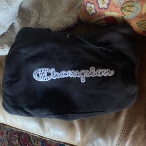 Champion Animal Print Logo Hoodie